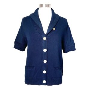 Ralph Lauren Timeless Classic Knit Cardigan Sweater Large NWOT